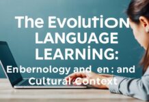 The Evolution of Language Learning: Embracing Technology and Cultural Context The Evolution of Language Learning: Embracing Technology and Cultural Context