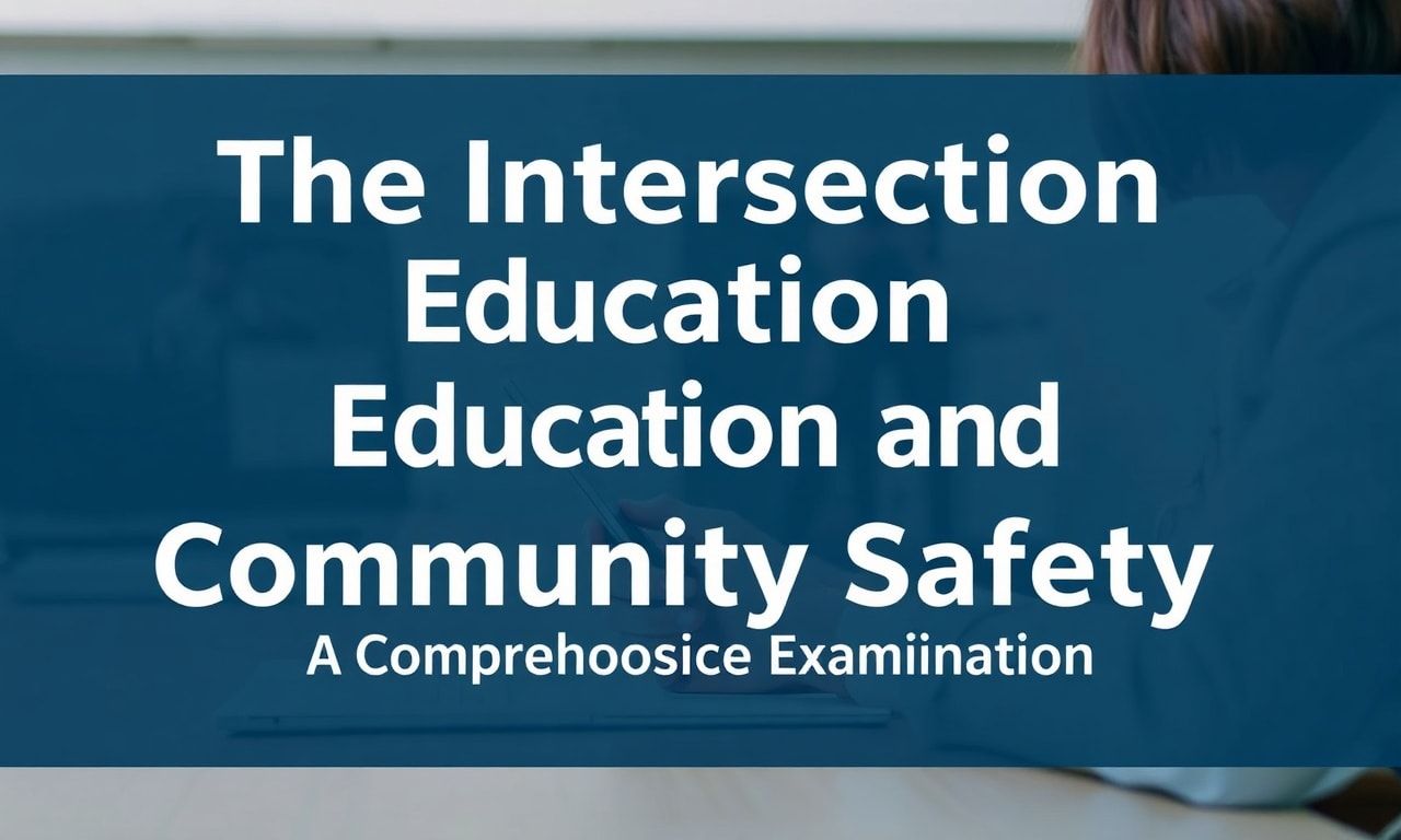 featured-the-intersection-of-education-and-community-safety-1 The Intersection of Education and Community Safety: A Comprehensive Examination