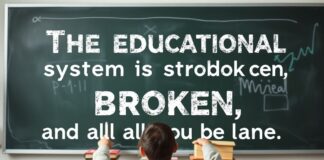 The Education System is Broken, and We’re All to Blame The educational system is broken, and we are all to blame.