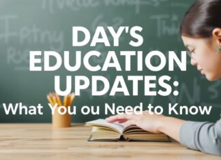 Today’s Education Updates: What You Need to Know Today's Education Updates: What You Need to Know